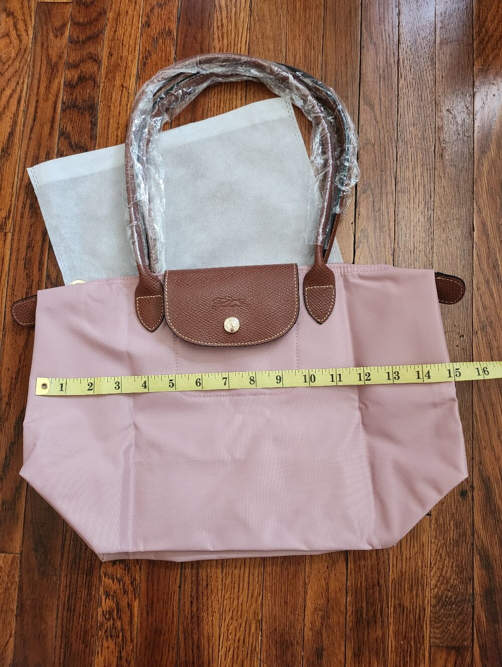 Longchamp Blush Pink MEDIUM tote Bag NWT - Picture 9 of 11